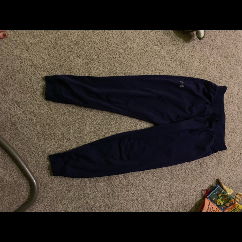 Navy under armor joggers